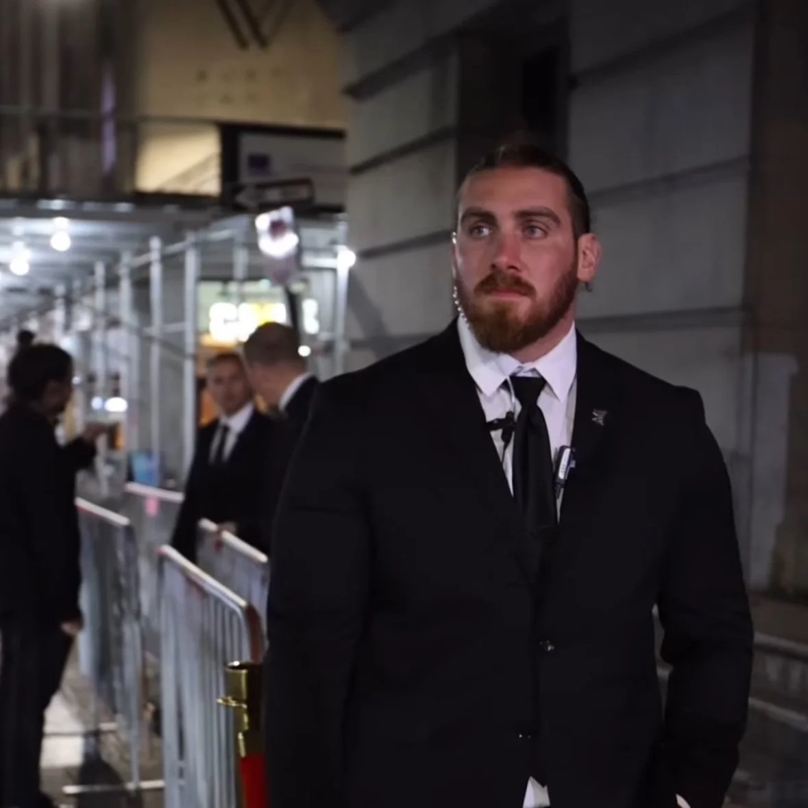 Agent on post at red carpet venue entrance