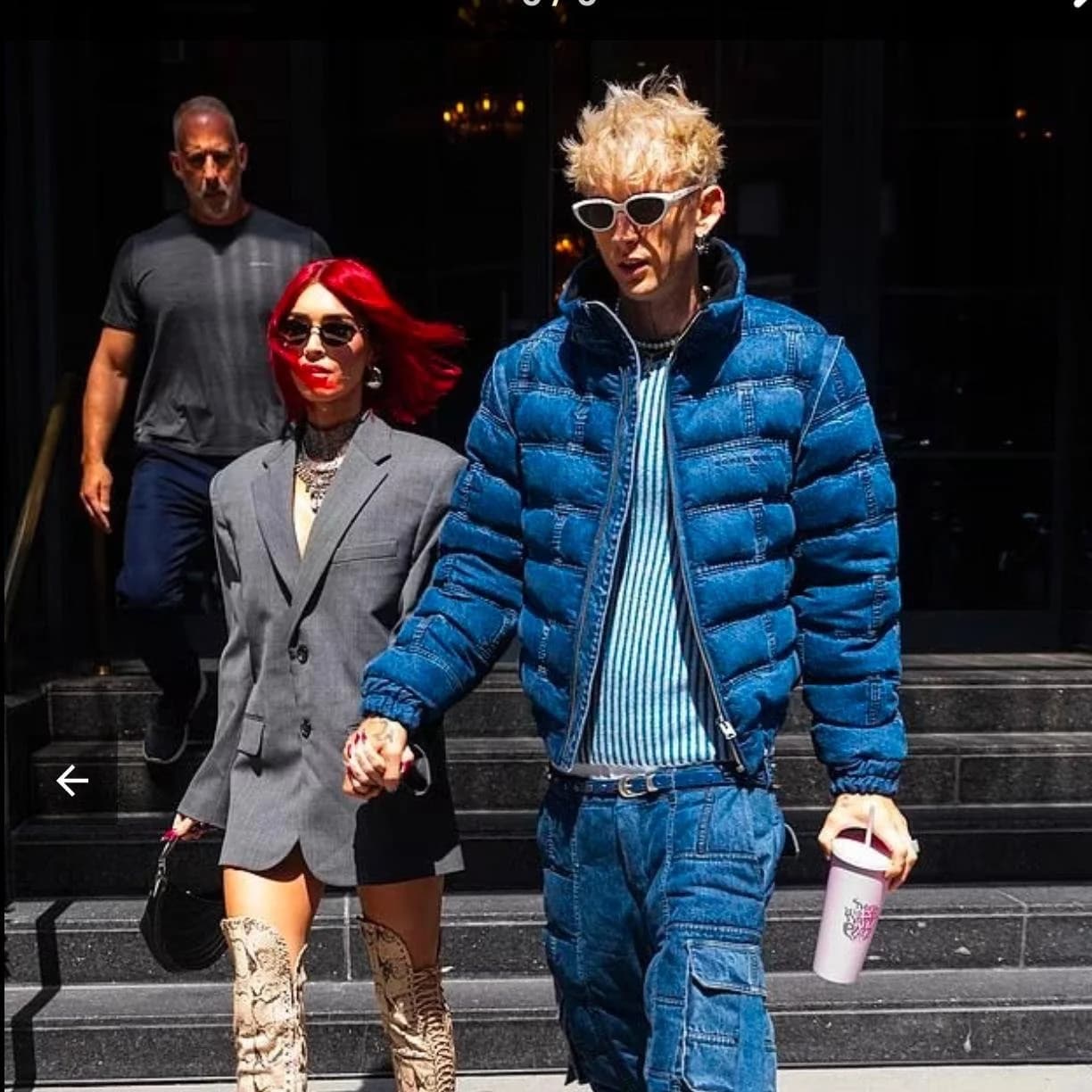 Celebrity protection detail exiting vehicle