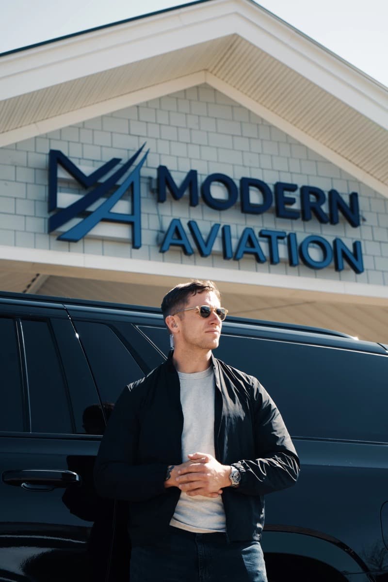 Agent at Modern Aviation private terminal