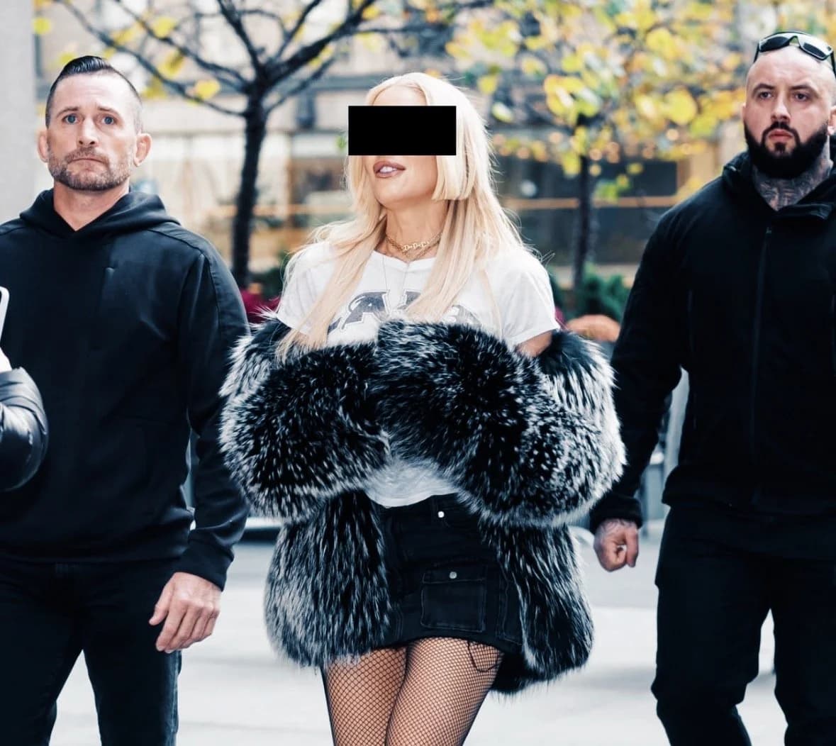 Close protection detail escorting client in NYC