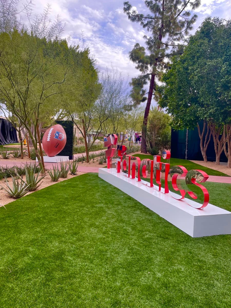 Fanatics Super Bowl event grounds security