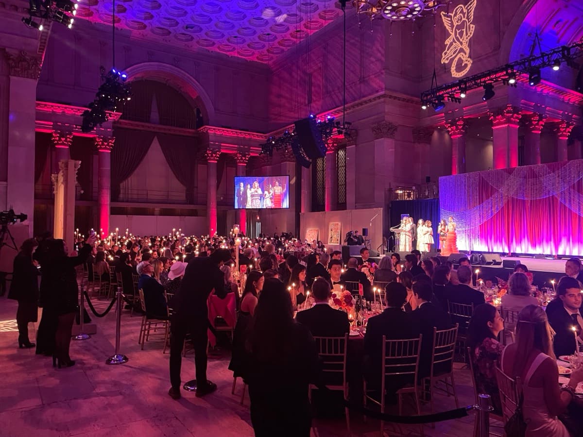 Black-tie gala event security at grand ballroom