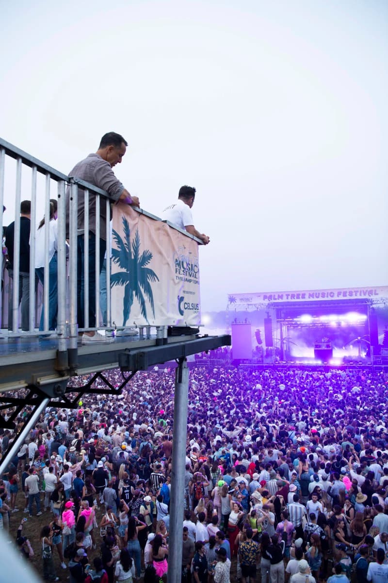 Event security overwatch at music festival